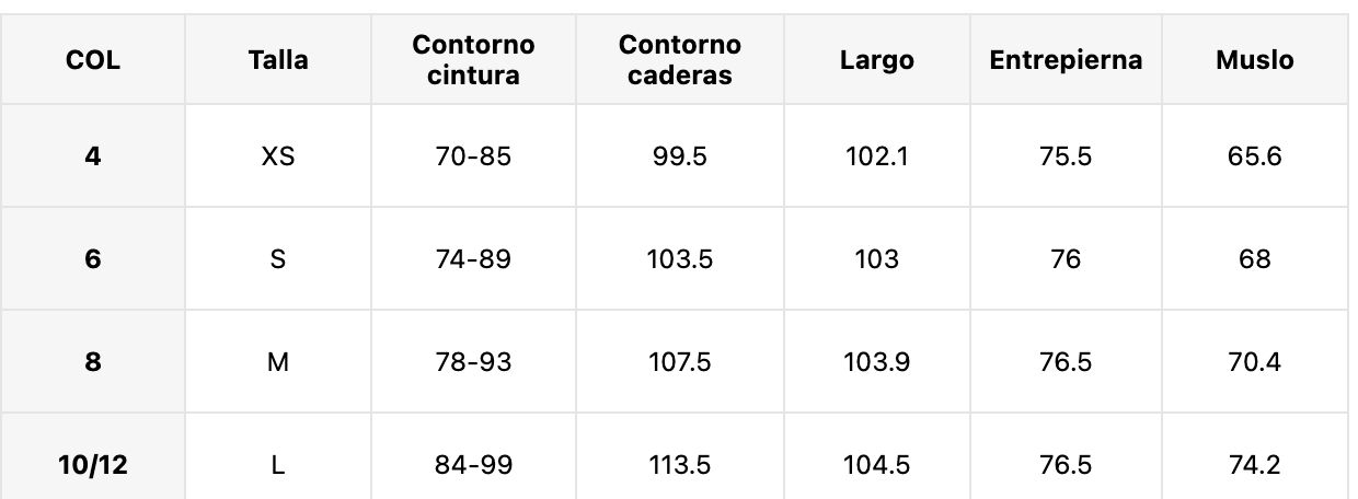 Preventa Pantalón cruzado negro