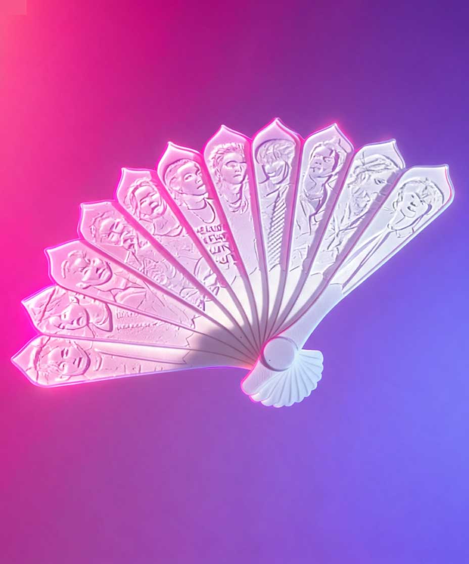 Abanico 3D BTS – Pequeño y ligero