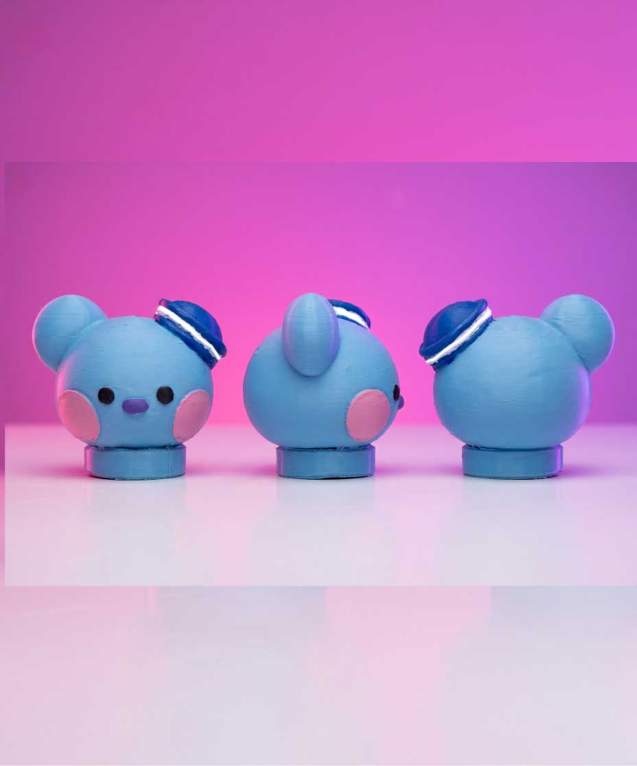 Toppers 3D para Lightstick bt21 minini marineros