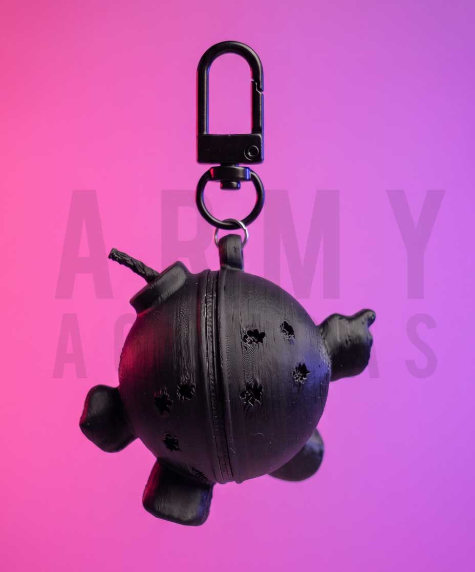Llavero Bomba BTS – Impreso en 3D 💜