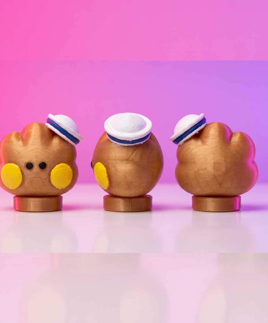 Toppers 3D para Lightstick bt21 minini marineros