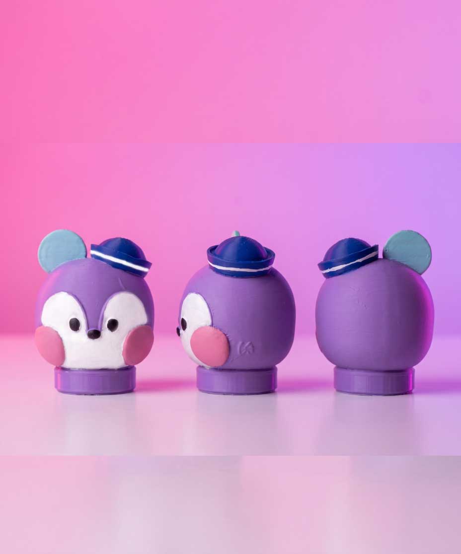 Toppers 3D para Lightstick bt21 minini marineros