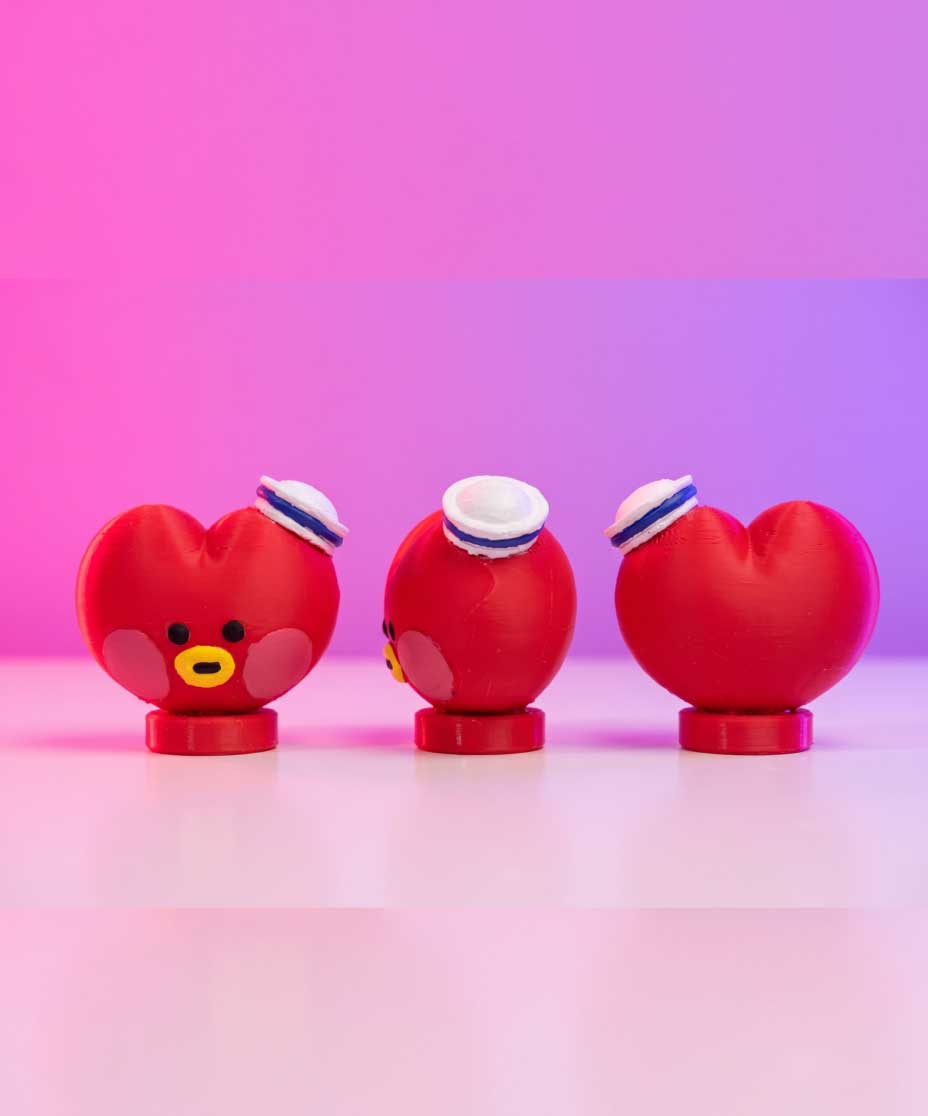 Toppers 3D para Lightstick bt21 minini marineros